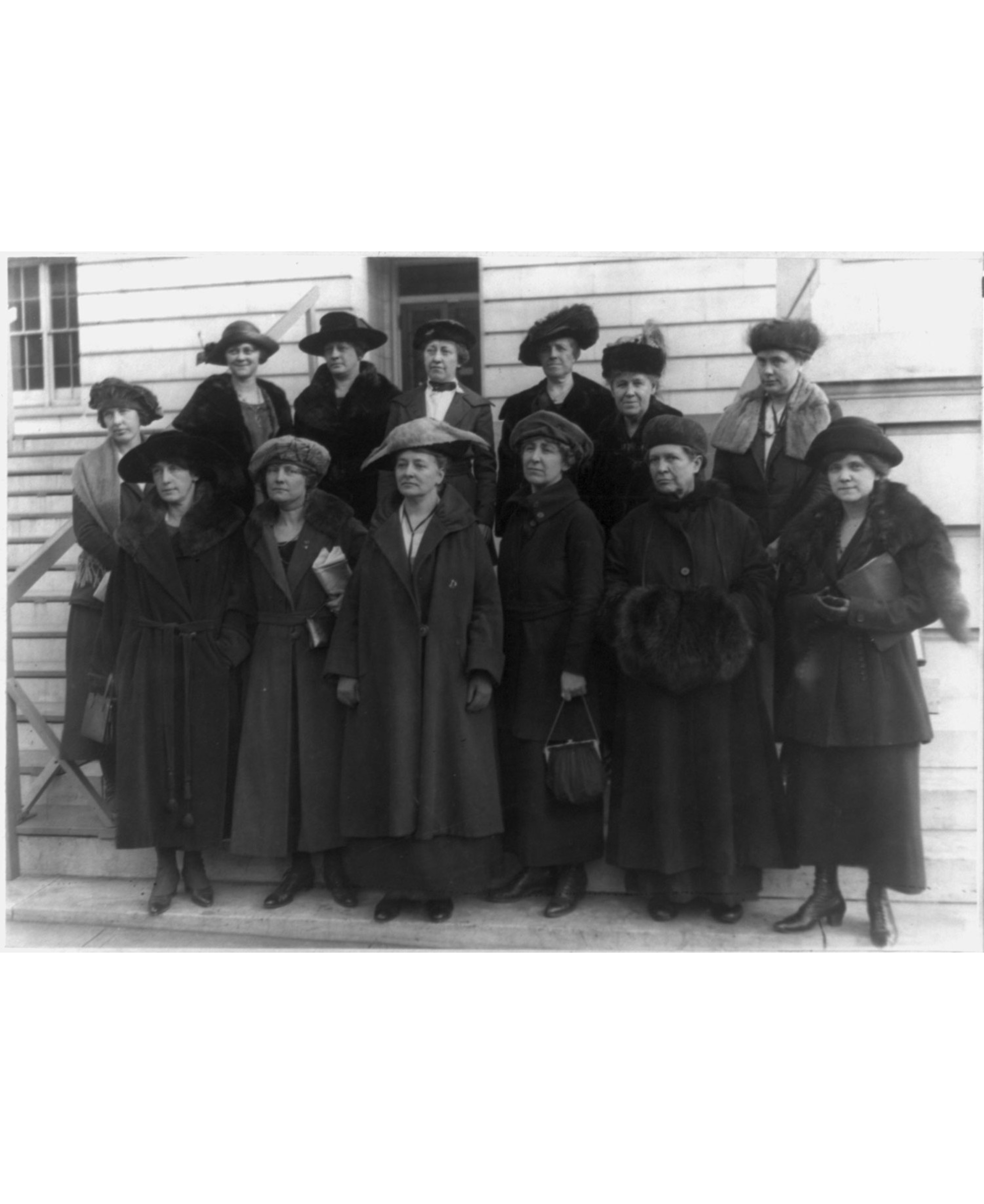 Jeannette Rankin and supporters